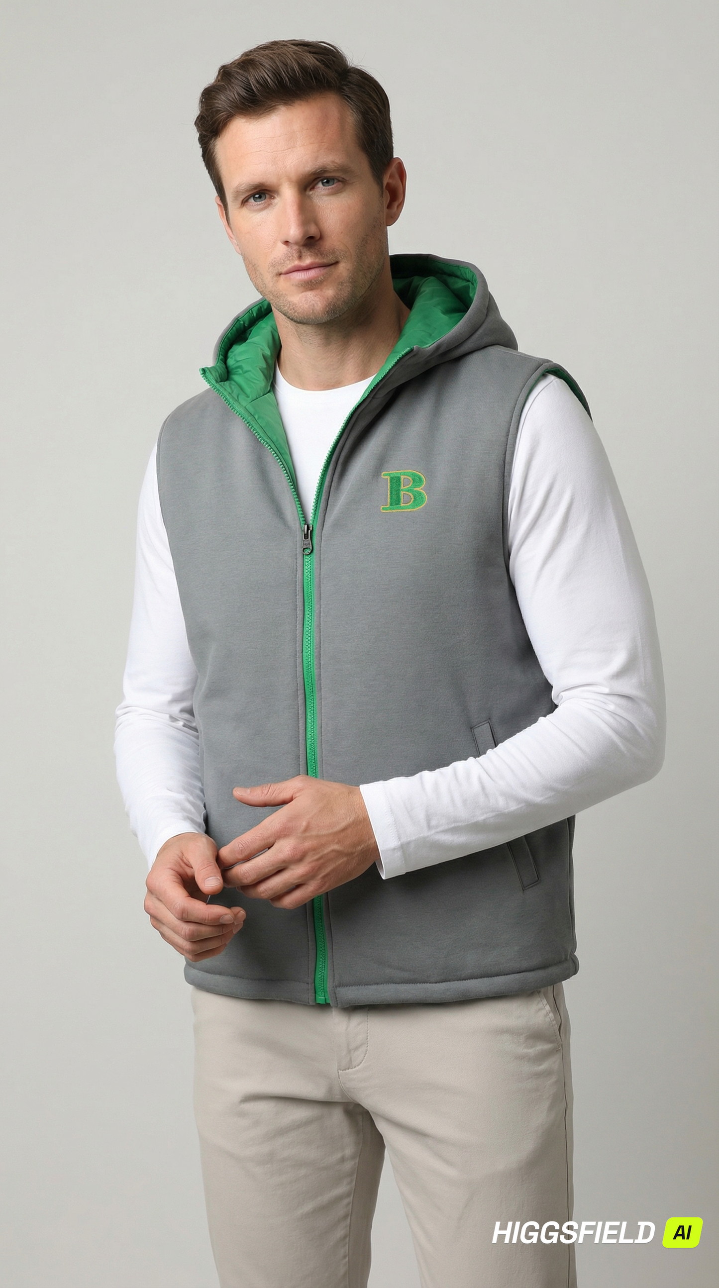 REVERSIBLE PADDING VEST_Men