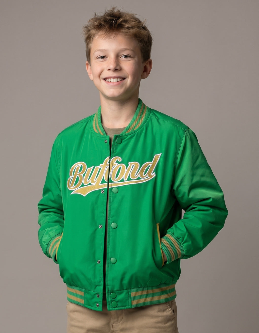 Buford Satin Baseball Jacket_Youth