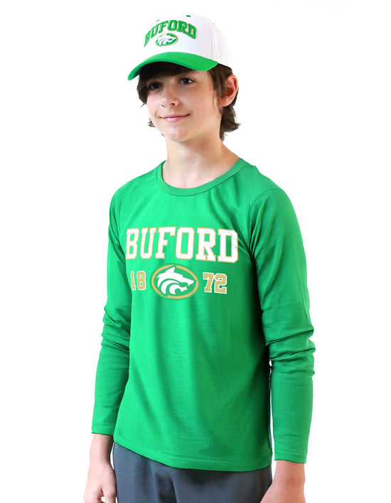 Cotton Long Sleeve Tee-Youth