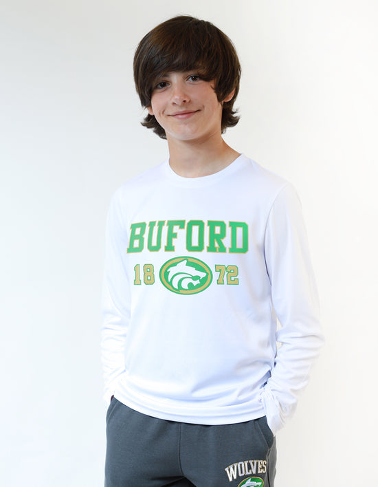 Cotton Long Sleeve Tee-Youth