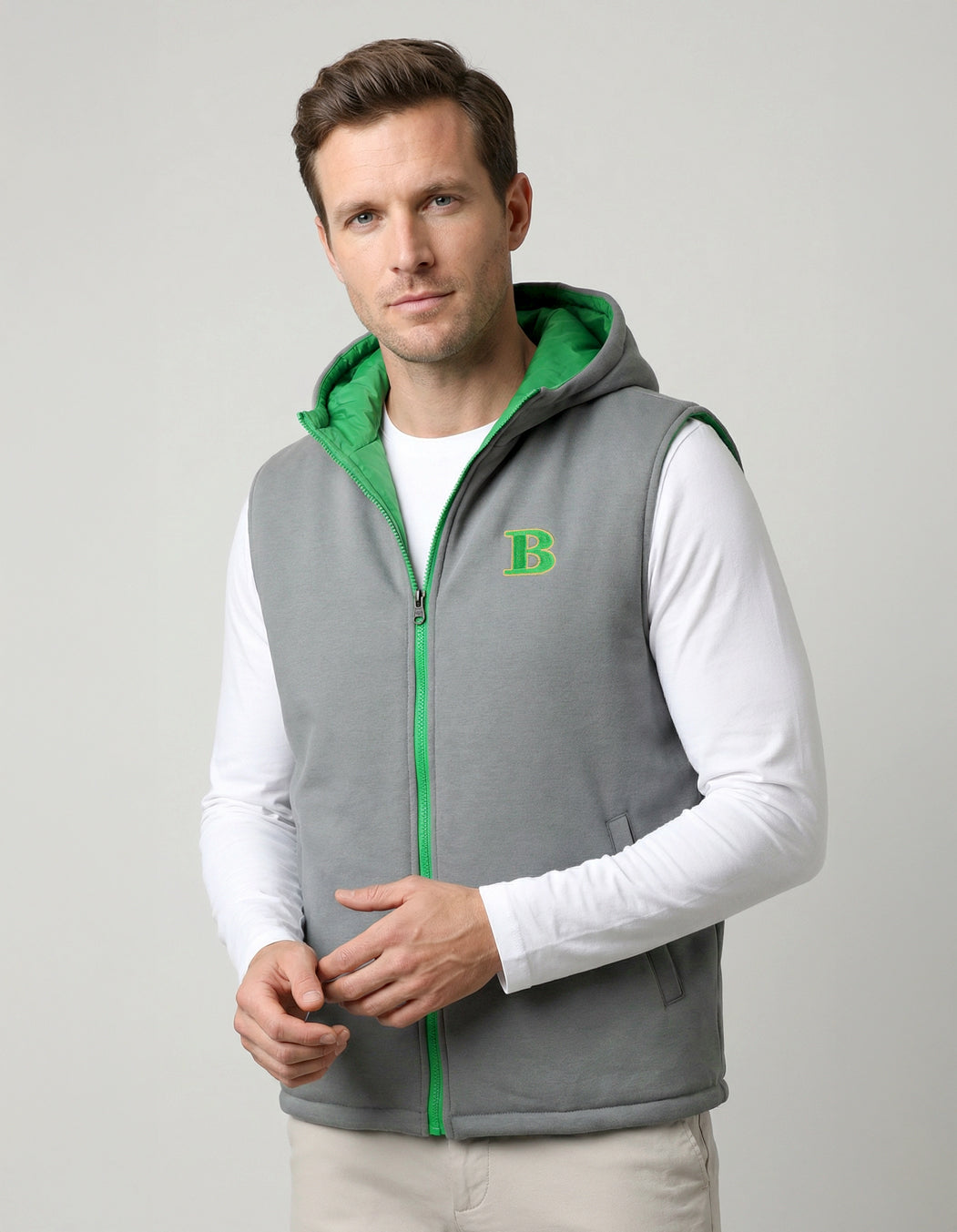 REVERSIBLE PADDING VEST_Men